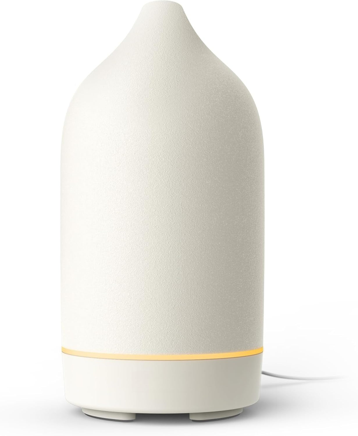 OMOMMD Stone Diffuser, Ceramic Ultrasonic Essential Oil Diffuser for Aromatherapy | Ceramic Diffuser, Diffusers for Home, Oil Diffuser, Room Decor | Suede, 90ml Capacity