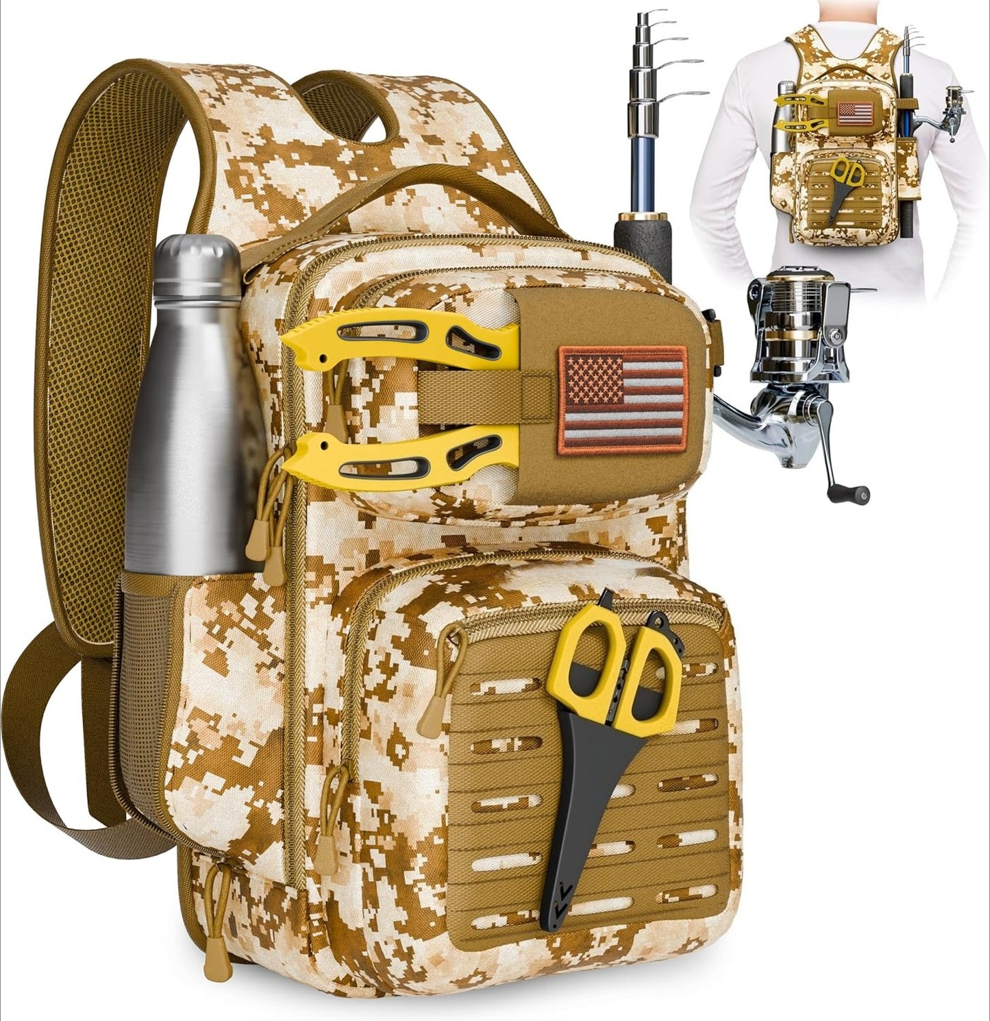 Tactical Fishing Storage Bag - Lightweight & Compact Bag For Fishing