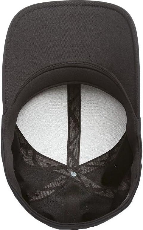 Men's Seamless Baseball Cap, Black, Large-X-Large