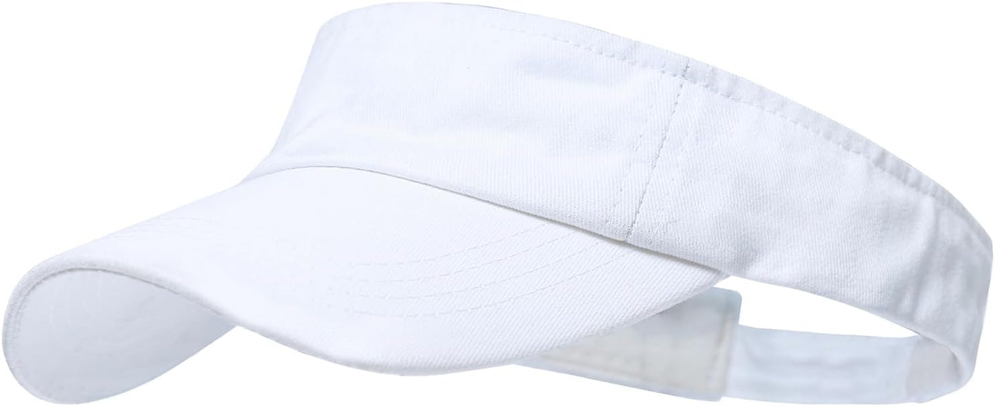 Sport Sun Visor Hats Adjustable Empty Top Baseball Cap Cotton Ball Caps for Women and Men