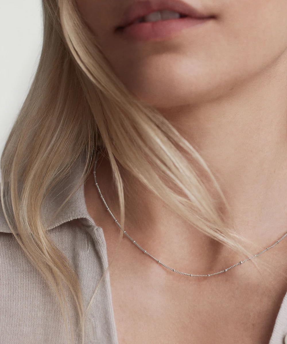 Waterproof Non-Tarnish Necklace Set, 18K Gold Plated Layered Dainty Chains, Stackable Jewelry Gift for Women