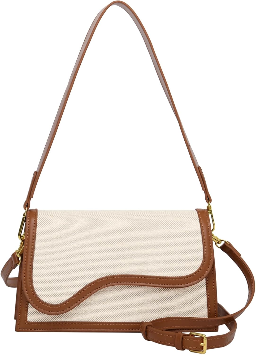 Crossbody Bags for Women Trendy - Small Bag Leather Handbags Evening Clutch with 2 Straps