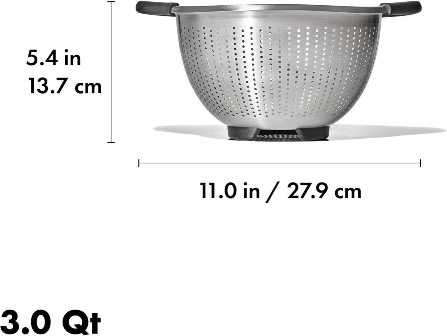 Good Grips Stainless Steel 3 qt./ 2.8L Colander