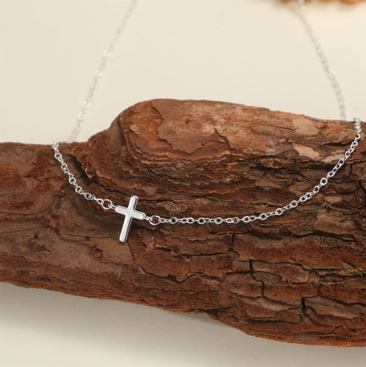 Cross Necklace for Women: 14K Gold & Silver Plated, Minimalist Dainty Religious Pendant, Daily Wear Jewelry Gift