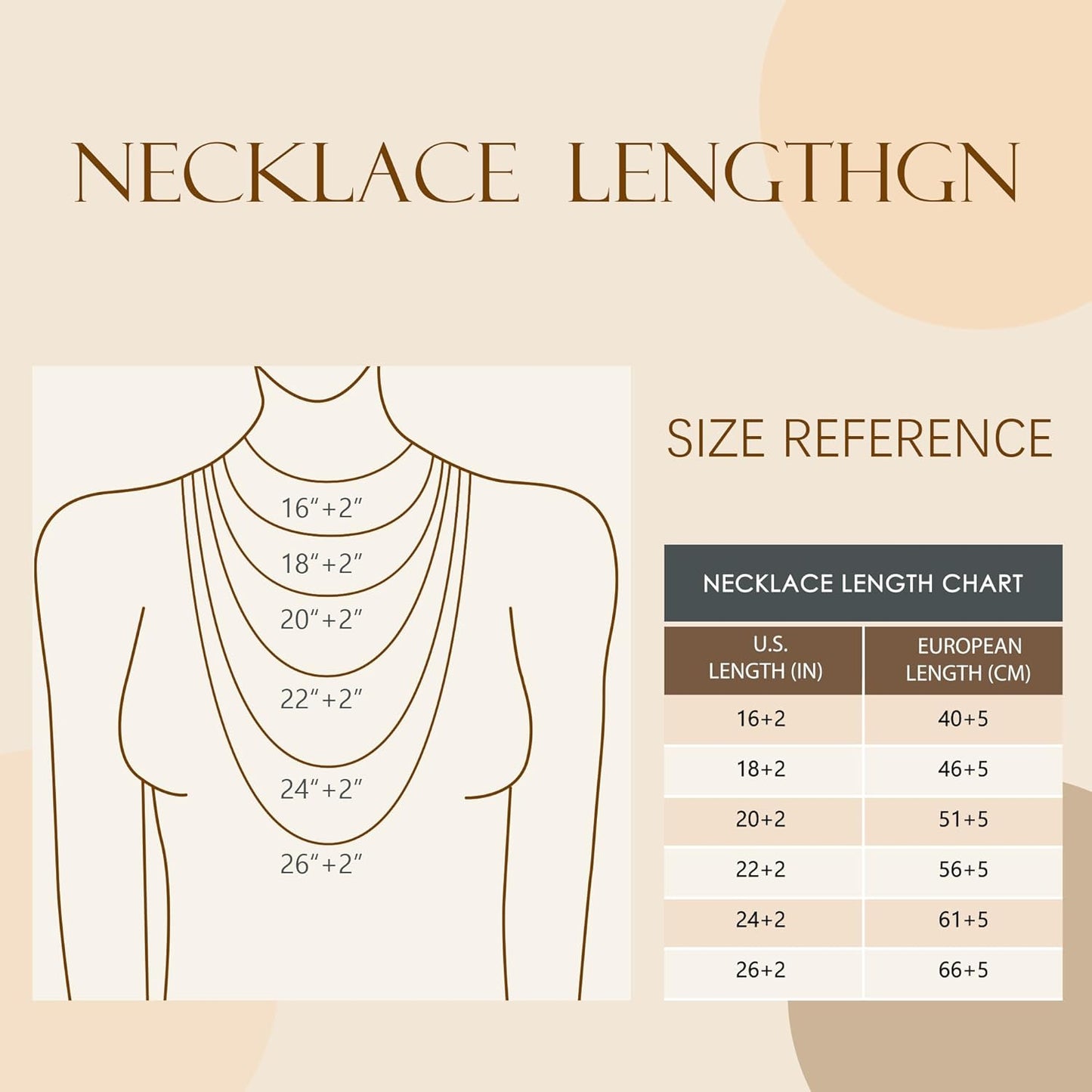 18K Gold Plated Chain | Adjustable Dainty Necklace (16-26") - Minimalist Everyday Jewelry Gift for Her