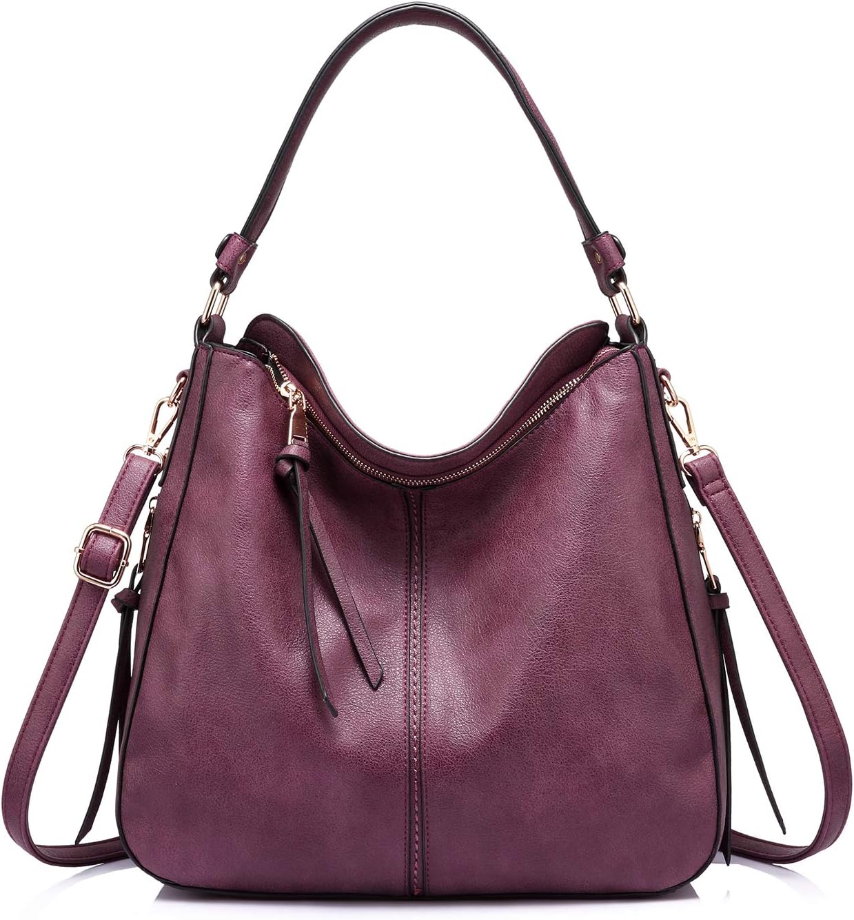 Crossbody Bags Designer Faux Leather Handbags Retro Large Size Shoulder Bag Bucket Purse