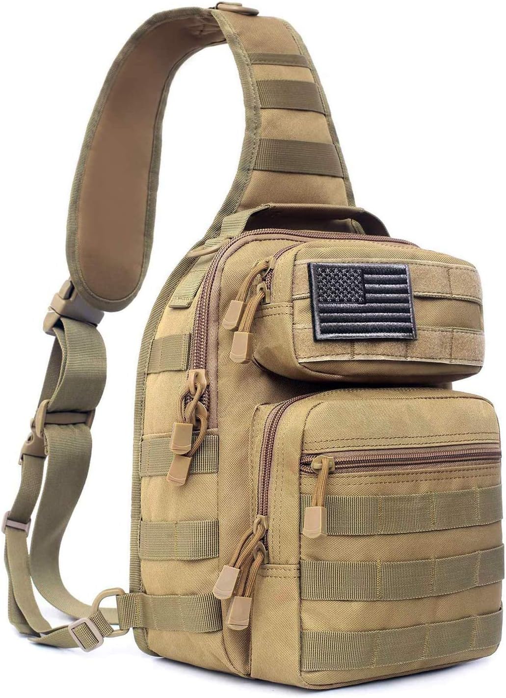 Tactical Sling Bag Pack Military Rover Shoulder Sling Backpack Molle Range Bags Day PackBag