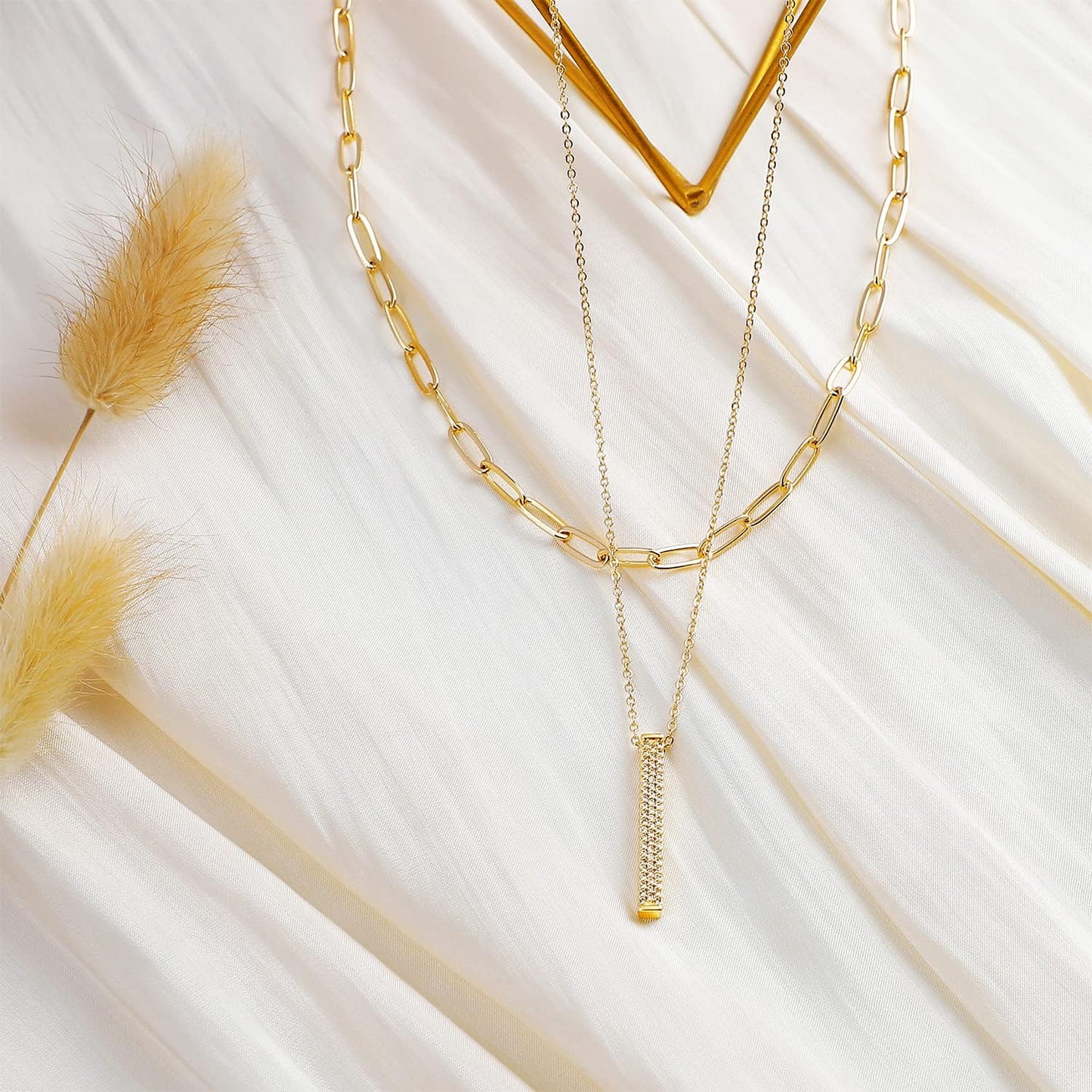 Personalized Chunky Initial Necklace: 14K Gold Plated Bubble Balloon Charm Pendant for Women