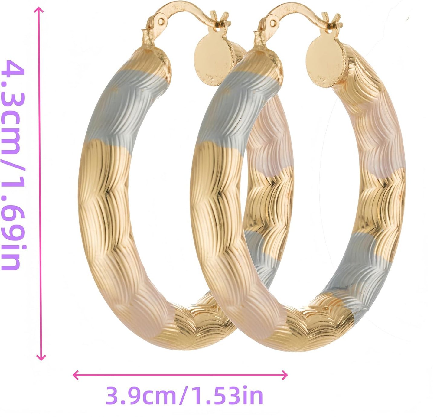 Vuskdtei18K Gold Plated Flower Dangle Earrings for Women, Hypoallergenic Cubic Zirconia Earrings, Elegant Chandelier Drop Earrings