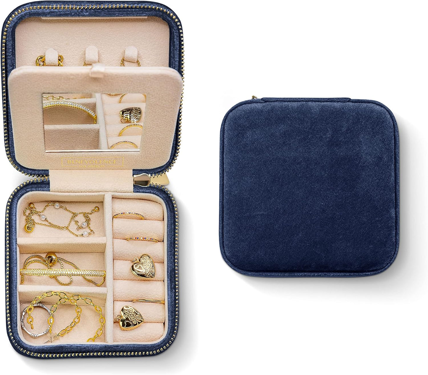 Plush Velvet Jewelry Box | Travel Jewelry Case | Featured in Things | Best Gifts For Daughter
