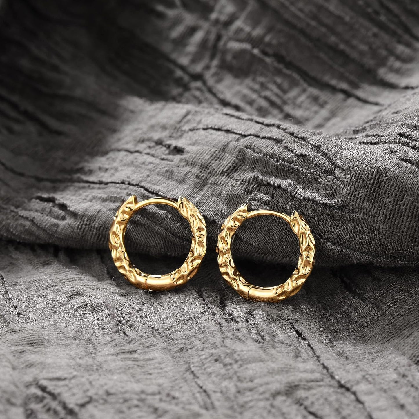 Cubic Zirconia Huggie Earrings 14k Gold Plated Tiny Earrings Small Huggie Hoop Earrings Simple Lightweight Hoops Gift for Women