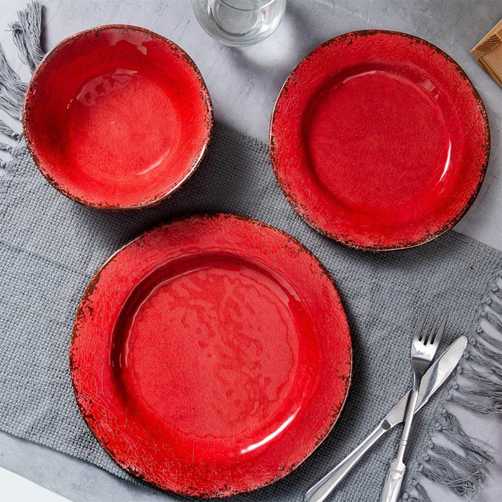 Nebula Vortex Melamine Farmhouse Dinnerware Set