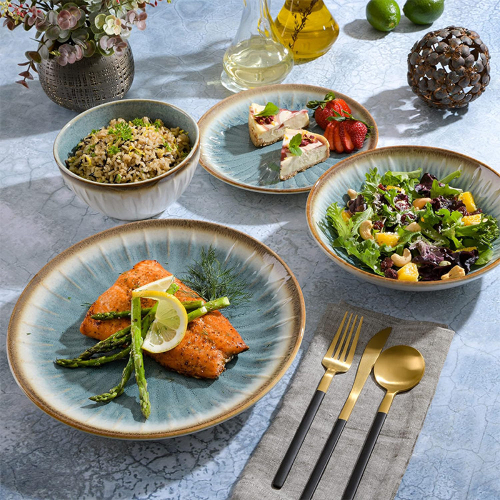 Nebula Vortex Stylish Embossed Dinnerware Set