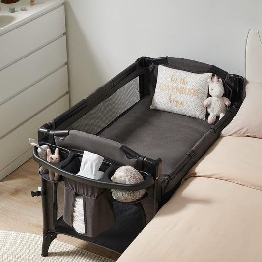 4 in 1  Bassinet Bedside Sleeper,  Bedside Bassinet Crib Sleeper, Playard, Changing Table,