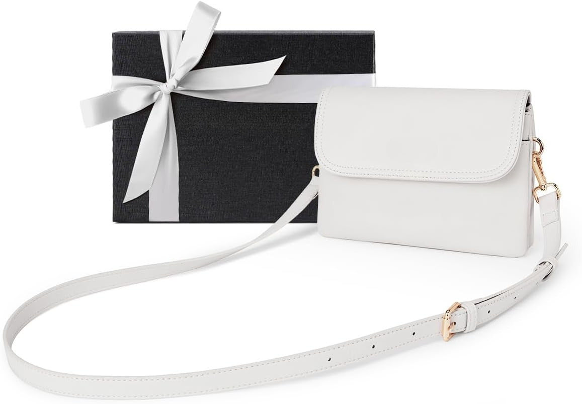 Small Crossbody Bags for Women, Vegan Leather Cell Phone Purse, Mini Travel Purse with Adjustable Strap