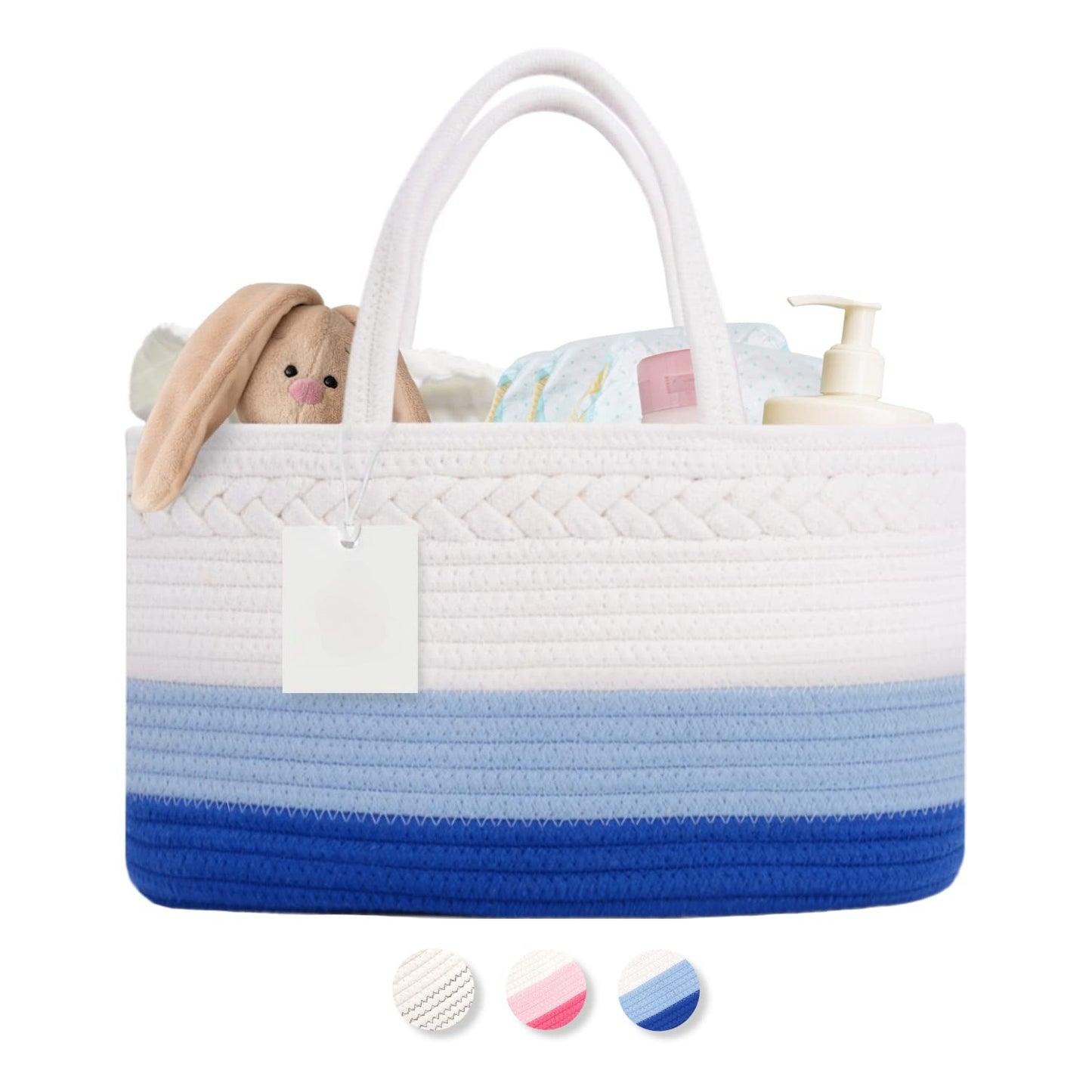 BB room storage basket, changing table storage basket, portable storage basket with removable dividers