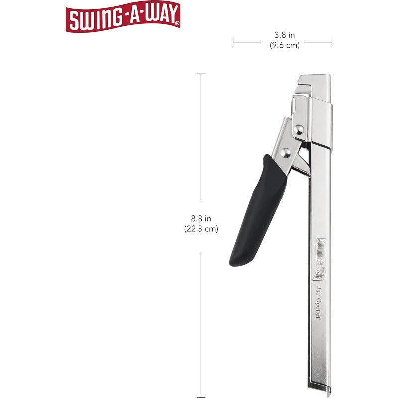 7.5-Inch, Adjustable Multifunctional Stainless Steel Can Opener with Grippe