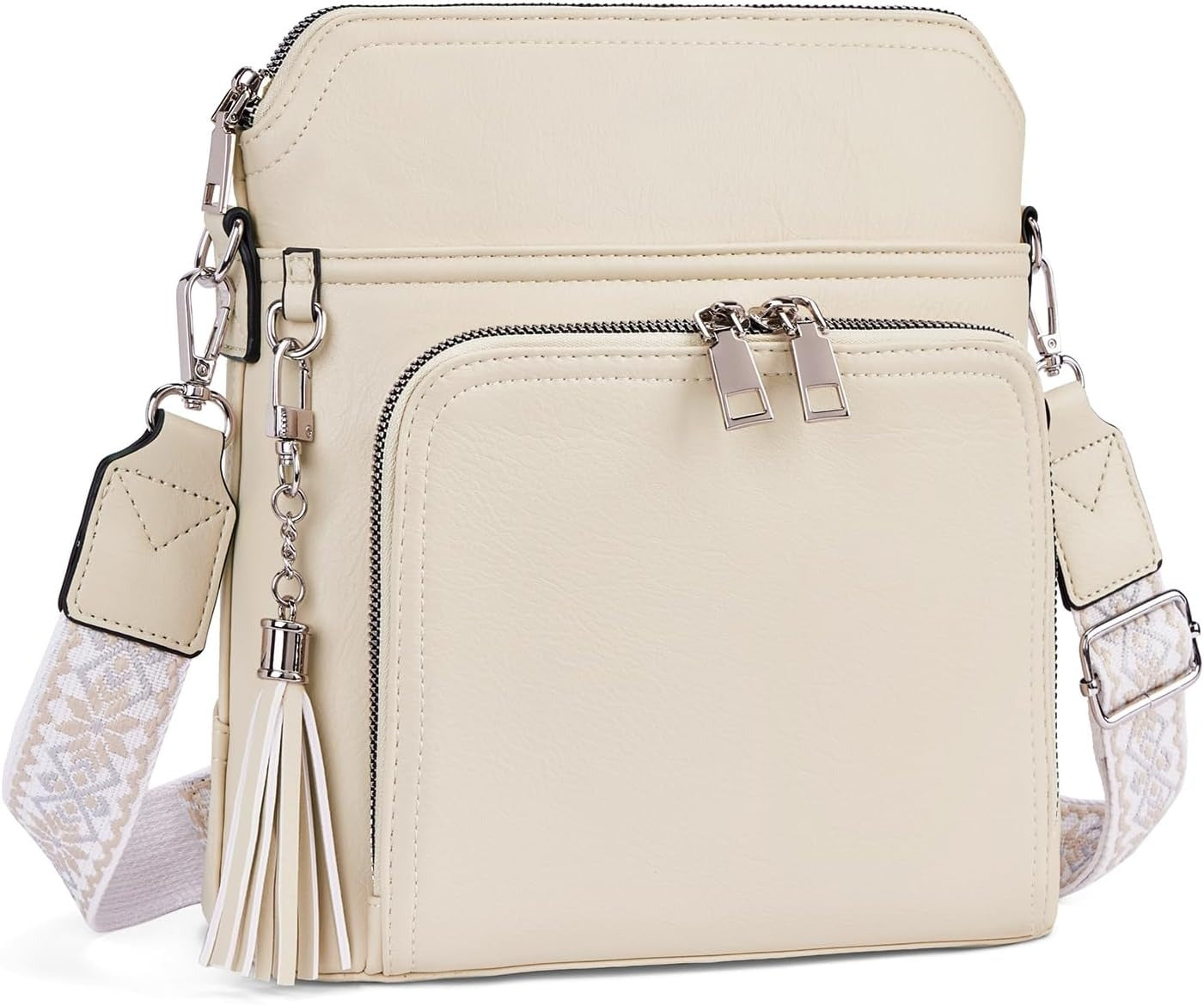 Crossbody Purse for Women Vegan Leather Medium Crossbody Wallet Bag for Travel Women Shoulder Handbags