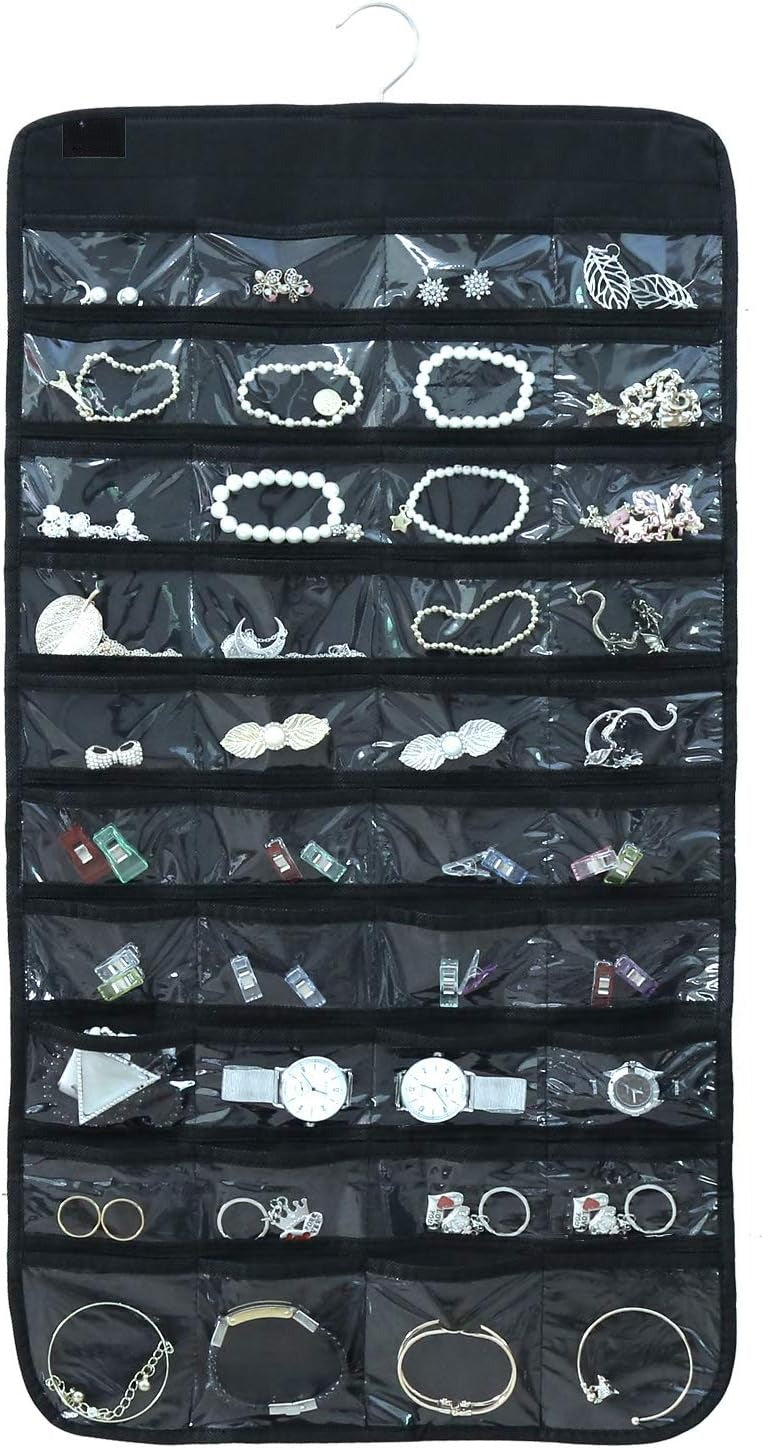 Hanging Jewelry Organizer,Accessories Organizer,80 Pocket Organizer