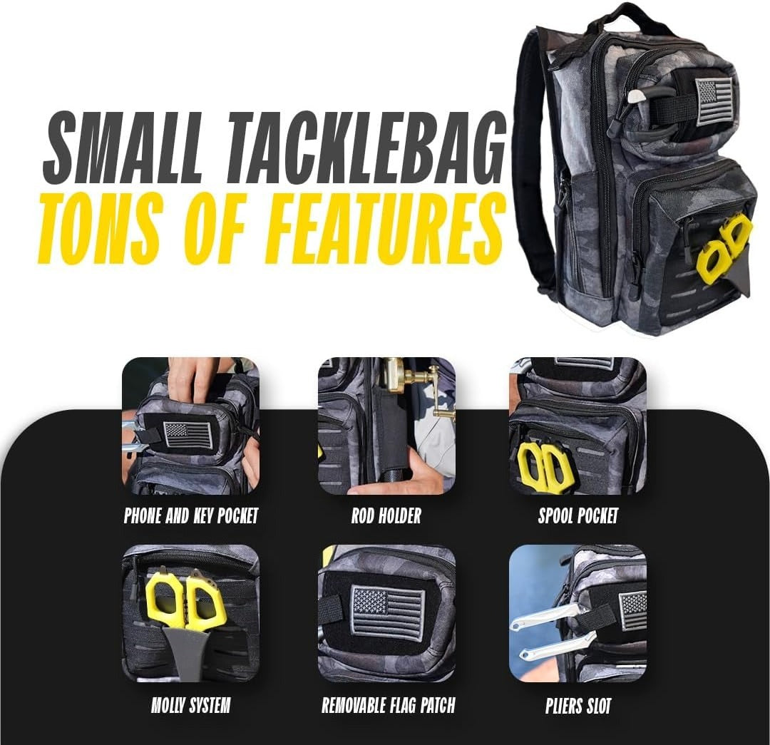 Tactical Fishing Storage Bag - Lightweight & Compact Bag For Fishing