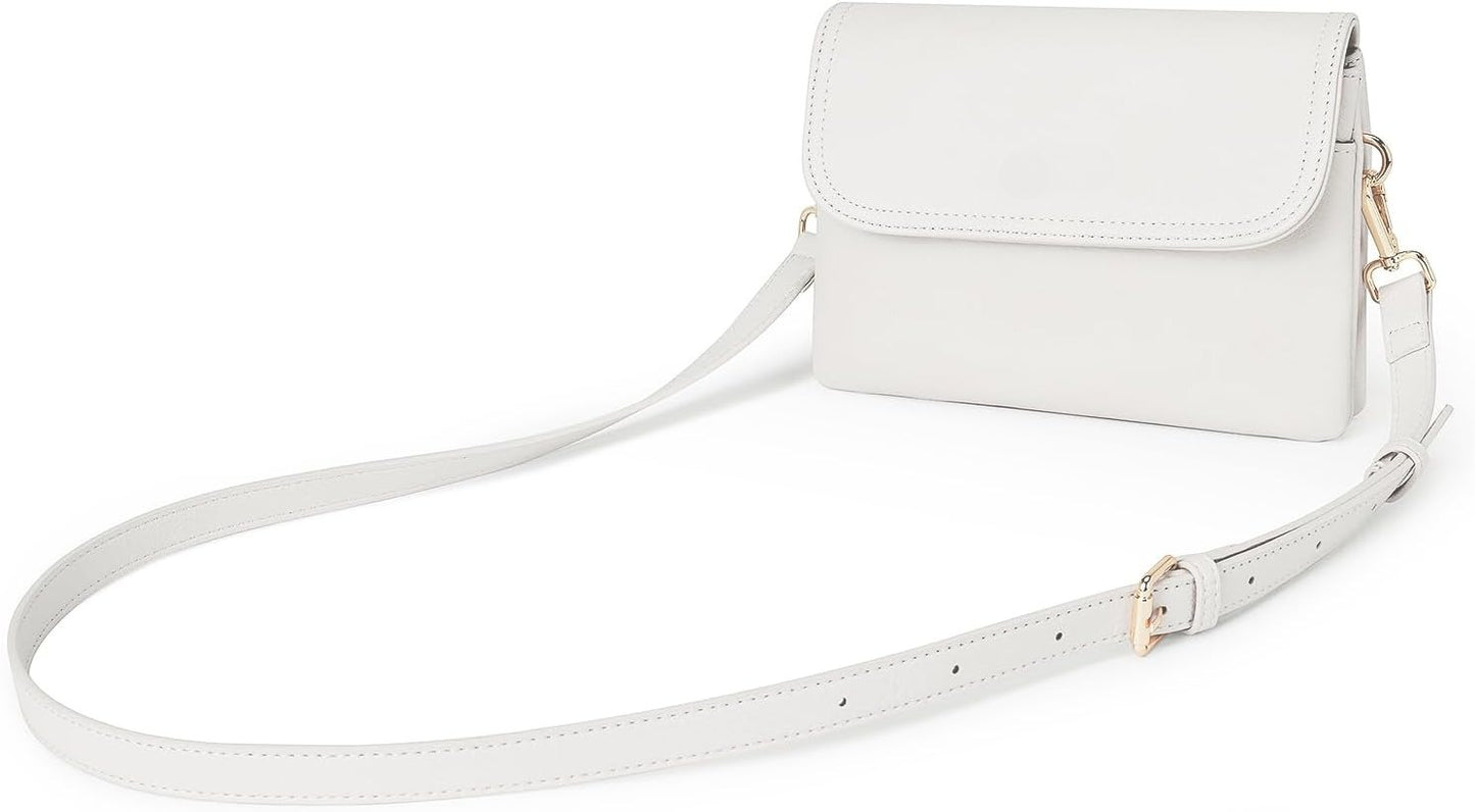 Small Crossbody Bags for Women, Vegan Leather Cell Phone Purse, Mini Travel Purse with Adjustable Strap