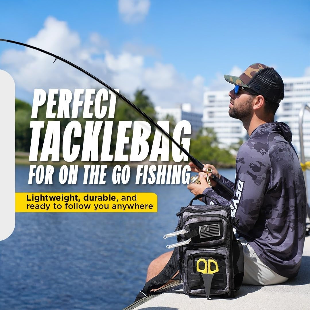 Tactical Fishing Storage Bag - Lightweight & Compact Bag For Fishing