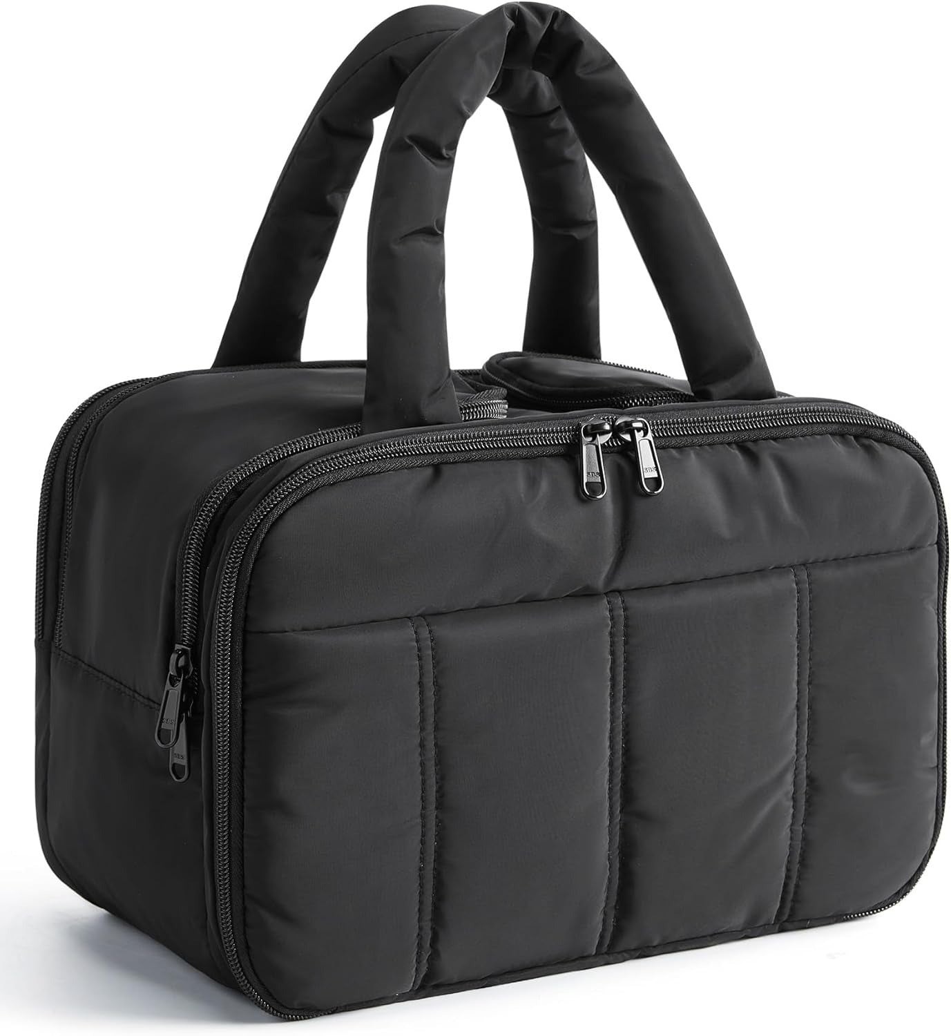 Travel Toiletry Bag, Puffy Large Toiletry Bag for Women, Lightweight Cosmetic Makeup Bag Organizer with Handle