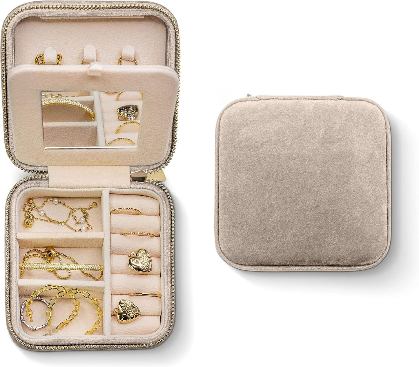 Plush Velvet Jewelry Box | Travel Jewelry Case | Featured in  Things | Best Gifts For Daughter