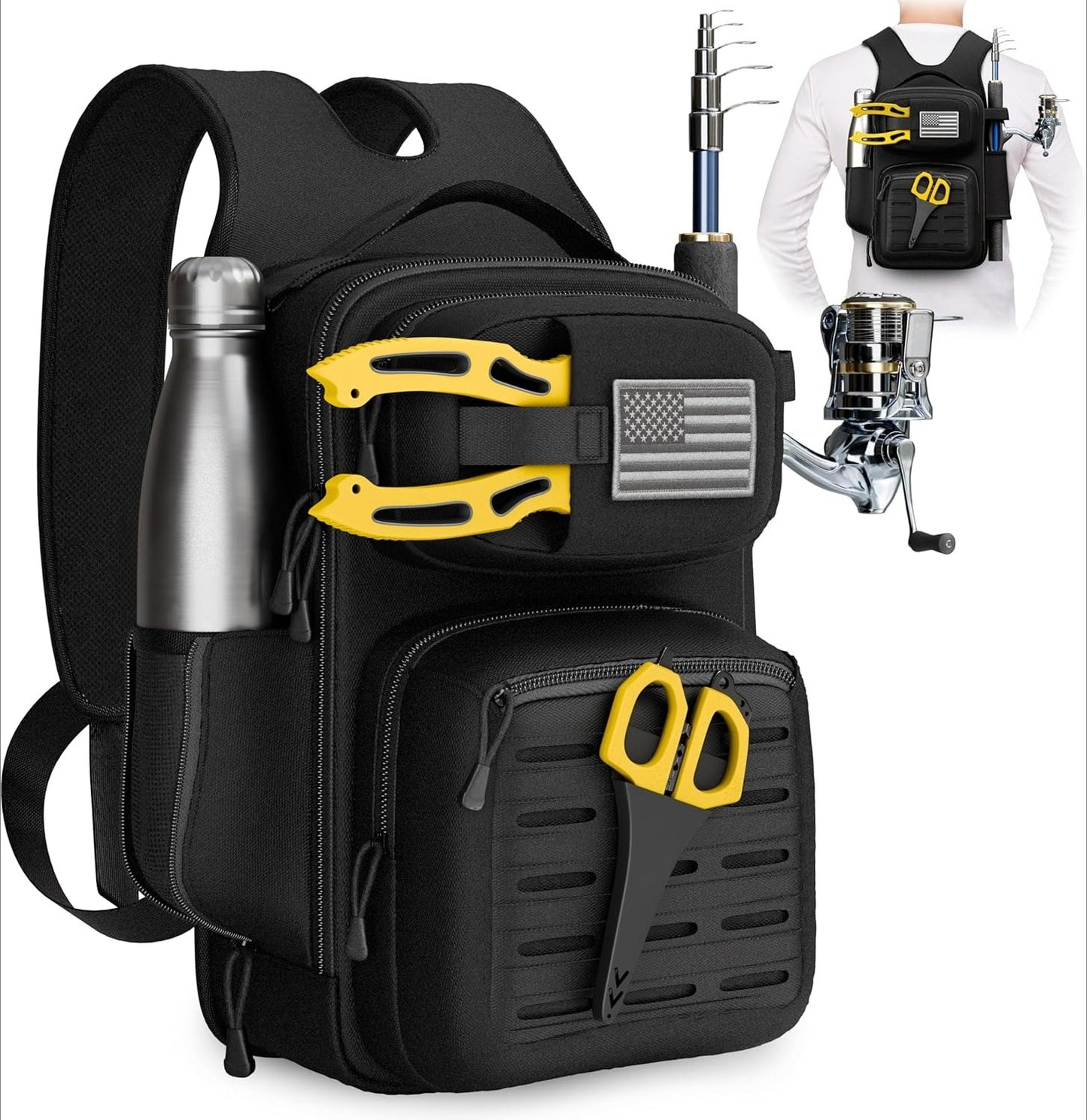 Tactical Fishing Storage Bag - Lightweight & Compact Bag For Fishing