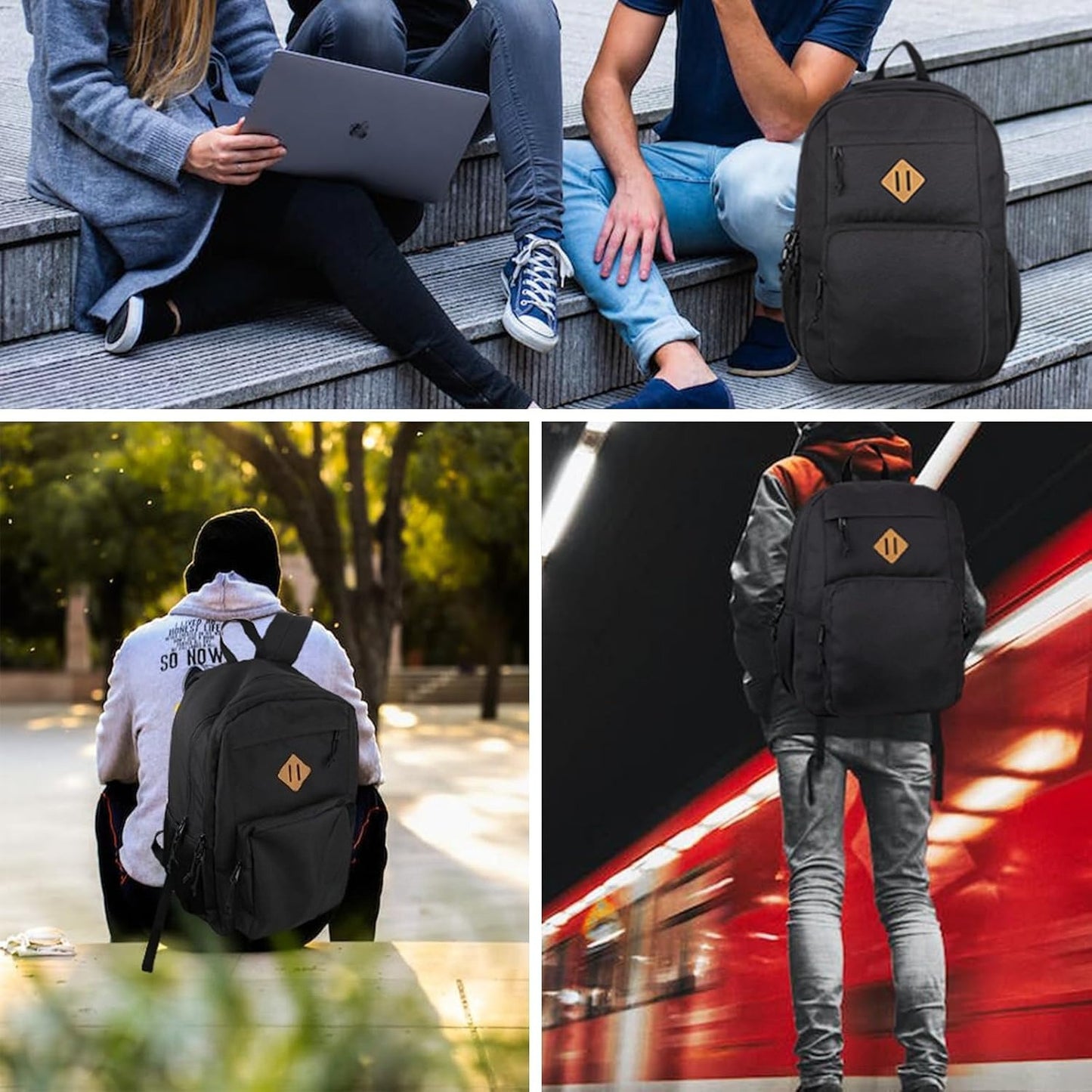 Travel backpack for Men and Women, Anti Theft Laptop Backpack with USB