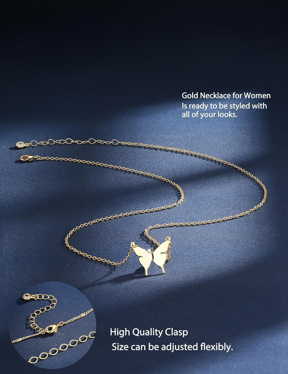3Pcs Gold Layered Necklace Set for Women - Paperclip & Pearl Choker, Non-Tarnish