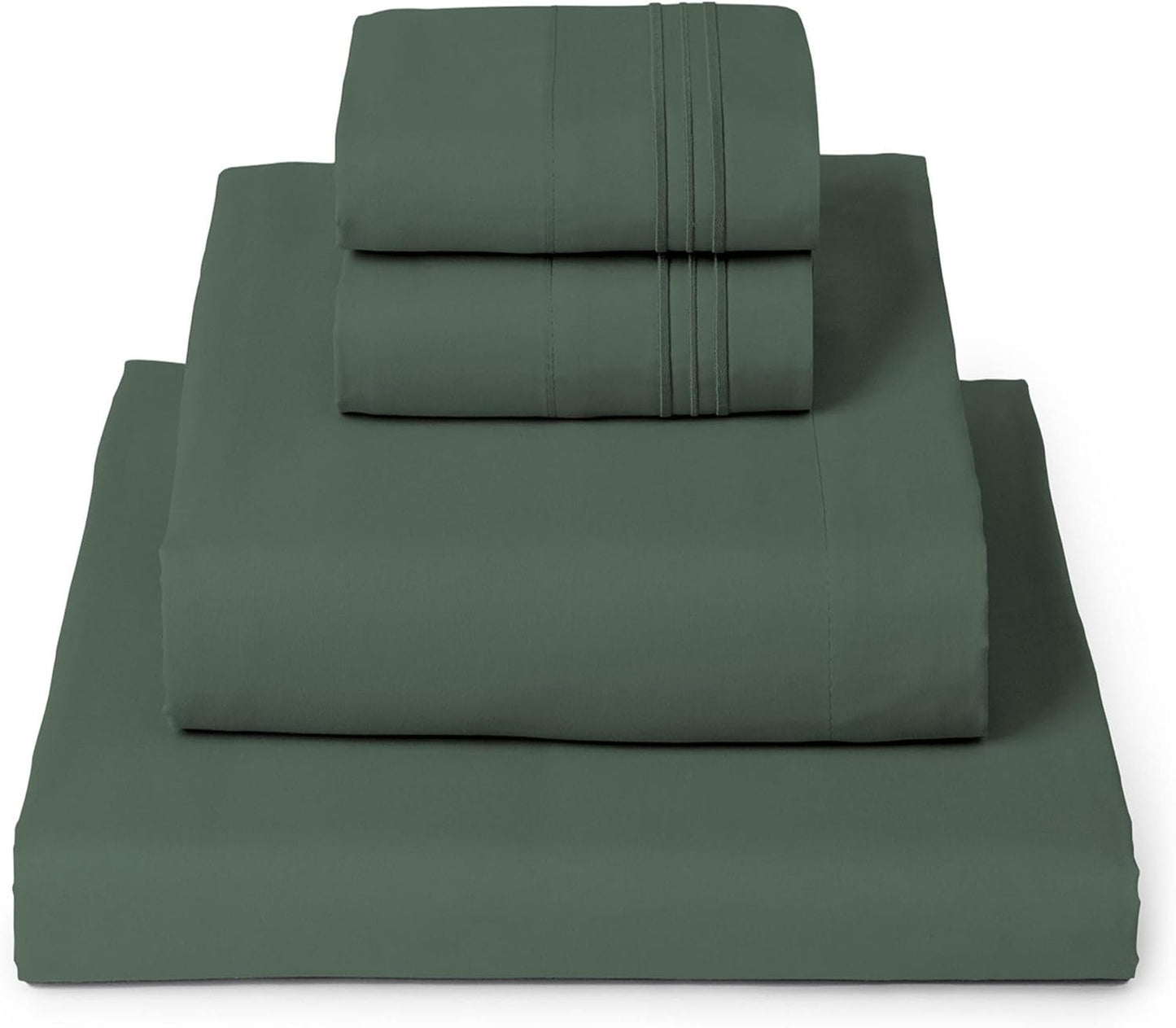Queen Sheets Set - 4 count  Bedding - Hotel Luxury, Extra Soft, Cooling Bed Sheets