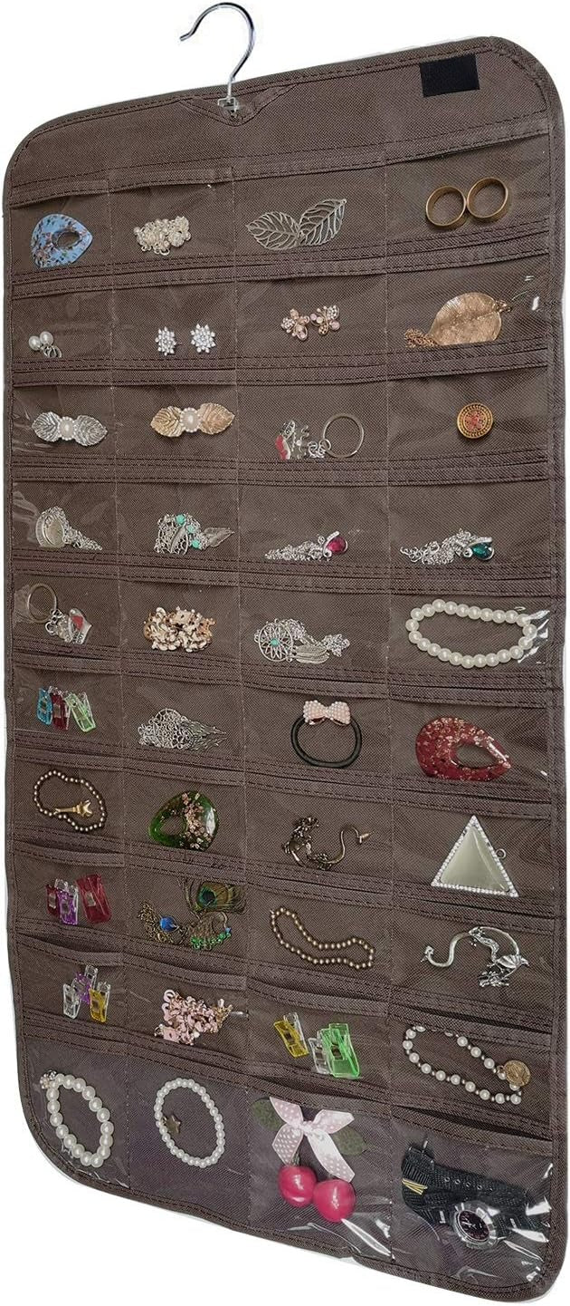 Hanging Jewelry Organizer,Accessories Organizer,80 Pocket Organizer