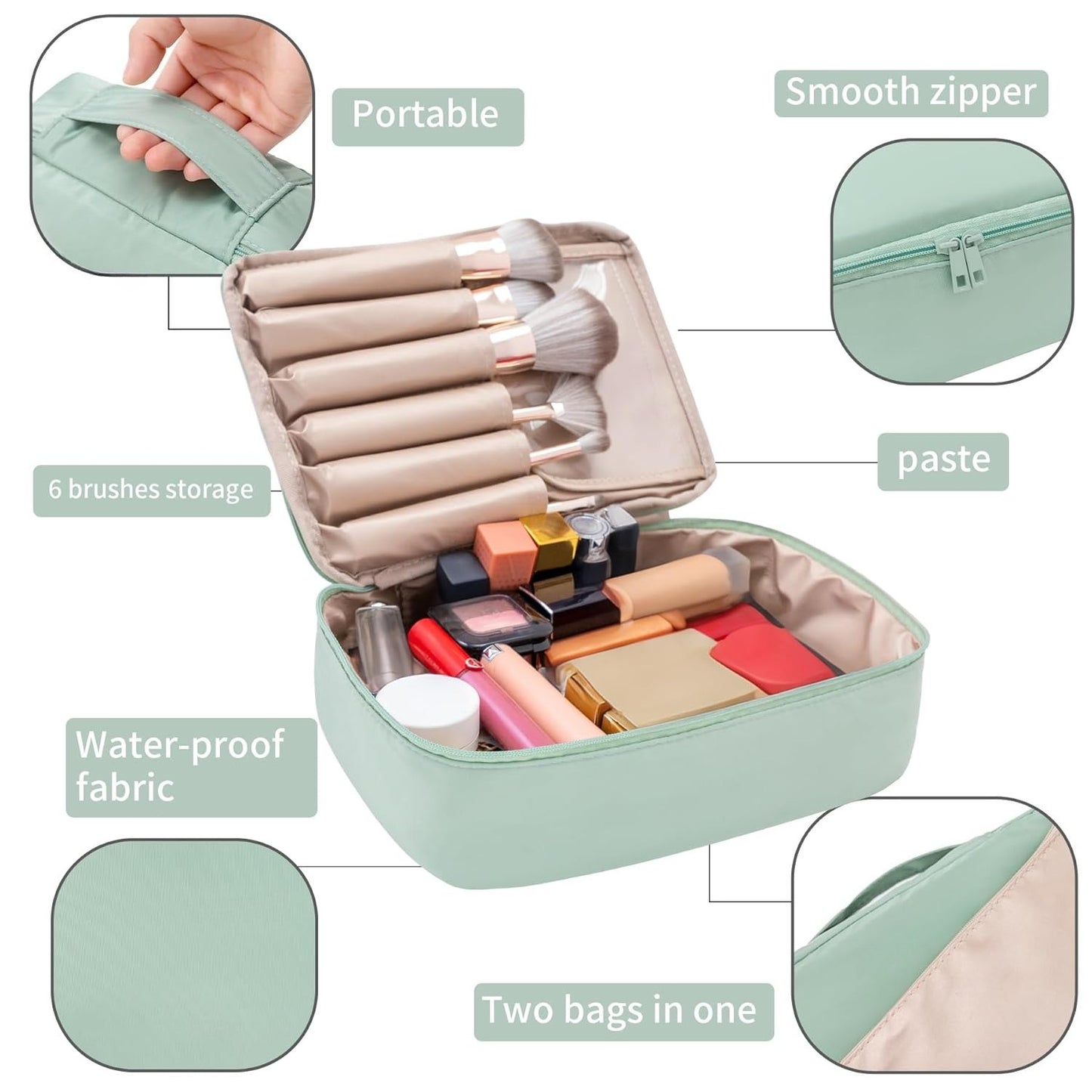 Travel Makeup Bag Cosmetic Bag Makeup Bag Toiletry bag for women and men