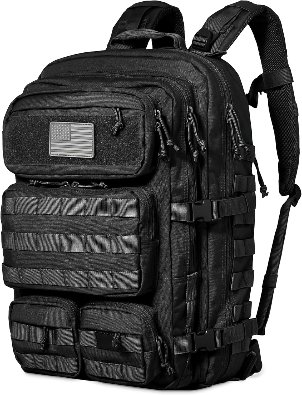 50L Backpack 2.4x Stronger Large Military Molle Rucksack, Bugout Backpack Outdoors