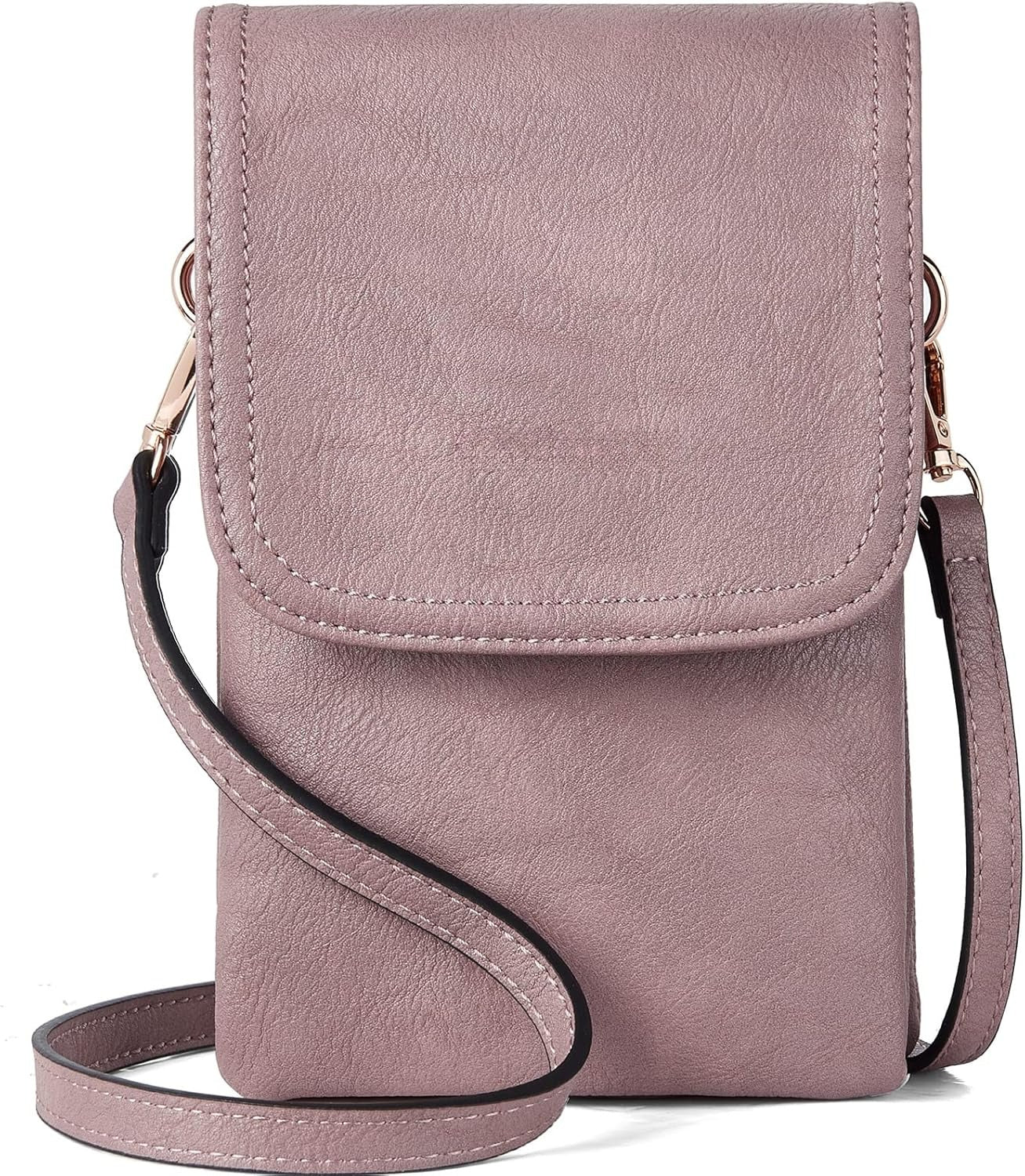 Vegan Leather Small Crossbody Bags for Women Designer Cell Phone Bag Wallet Purses Adjustable Strap
