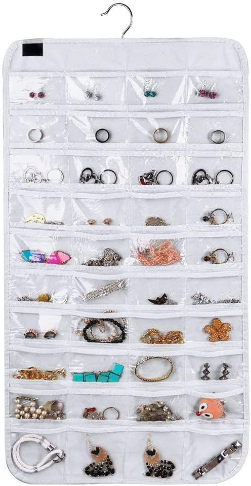 Hanging Jewelry Organizer,Accessories Organizer,80 Pocket Organizer
