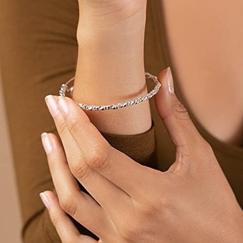 Alex and Ani Accents Majesty Metal Beaded Expandable Bangle for Women, Shiny Finish, 2 to 3.5 in