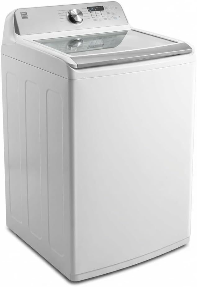OMOMMD 4.5 cu. ft. Top Load Washer with Triple Action Impeller for Tough Dirt & Stains - Reduce Laundry Time with Accela Wash & Express Wash