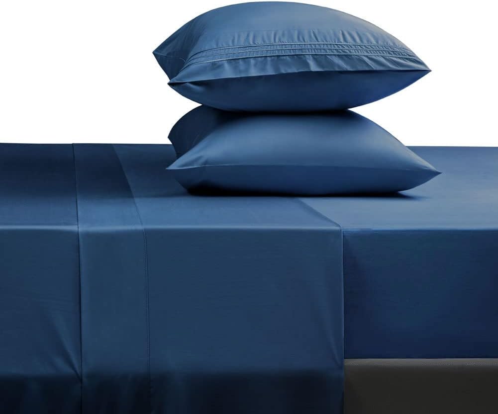 Bed Sheet Set Super Soft Microfiber 16-Inch Deep Pocket Wrinkle and Hypoallergenic-4 count Queen