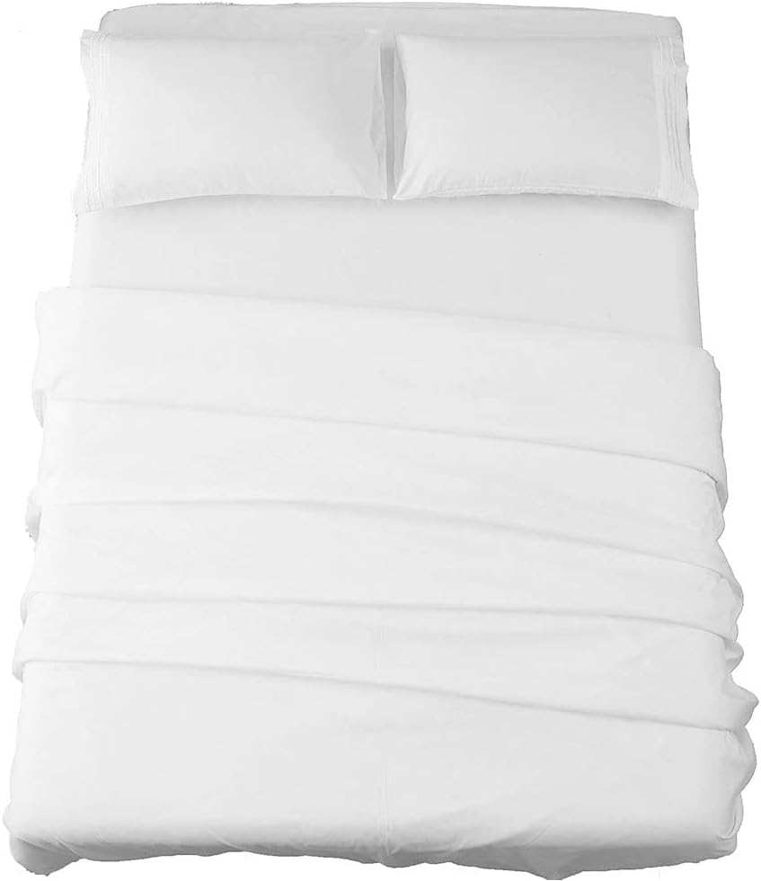 Bed Sheet Set Super Soft Microfiber 16-Inch Deep Pocket Wrinkle and Hypoallergenic-4 count Queen