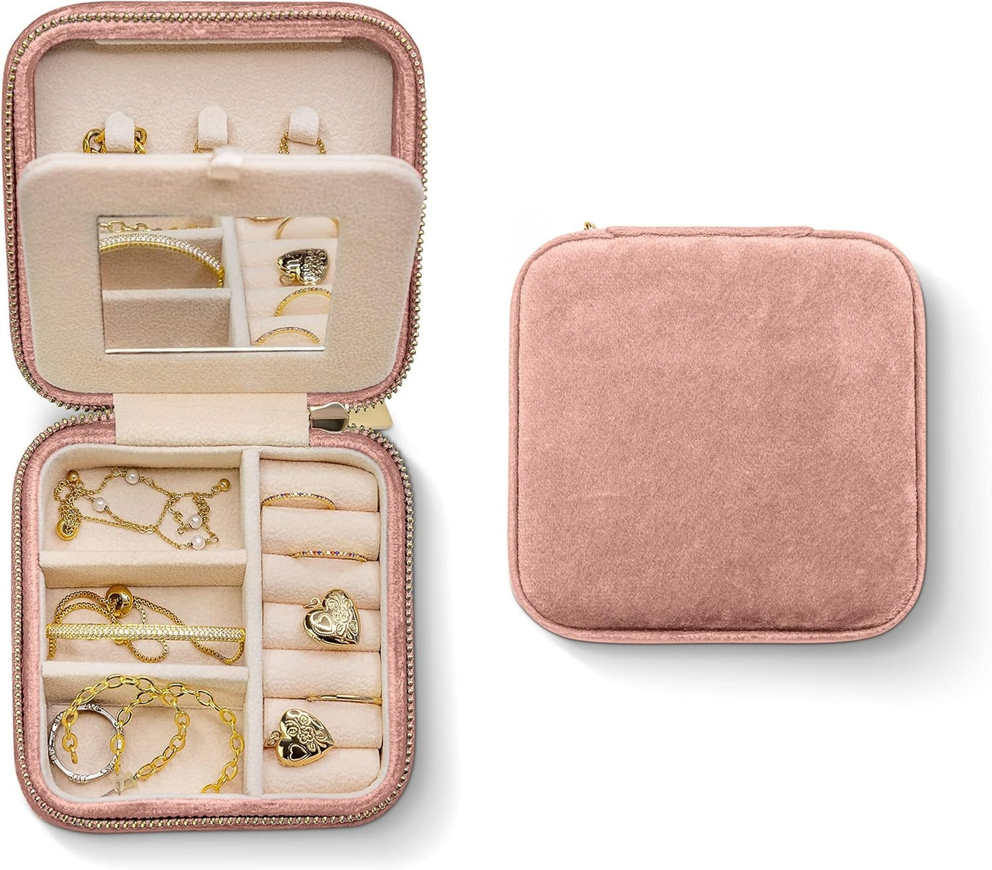 Plush Velvet Jewelry Box | Travel Jewelry Case | Featured in  Things | Best Gifts For Daughter