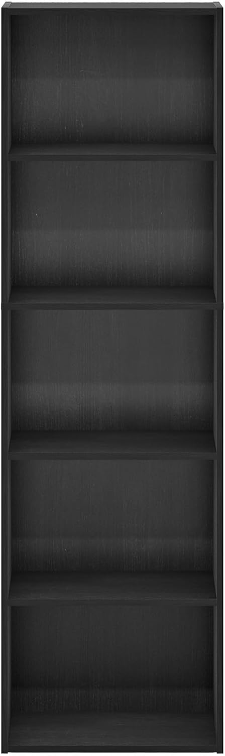 Book Shelf, 5-Tier Bookshelf, Bookcase, 9.4" x 15.8" x 52", for Living Room, Bedroom, Home Office