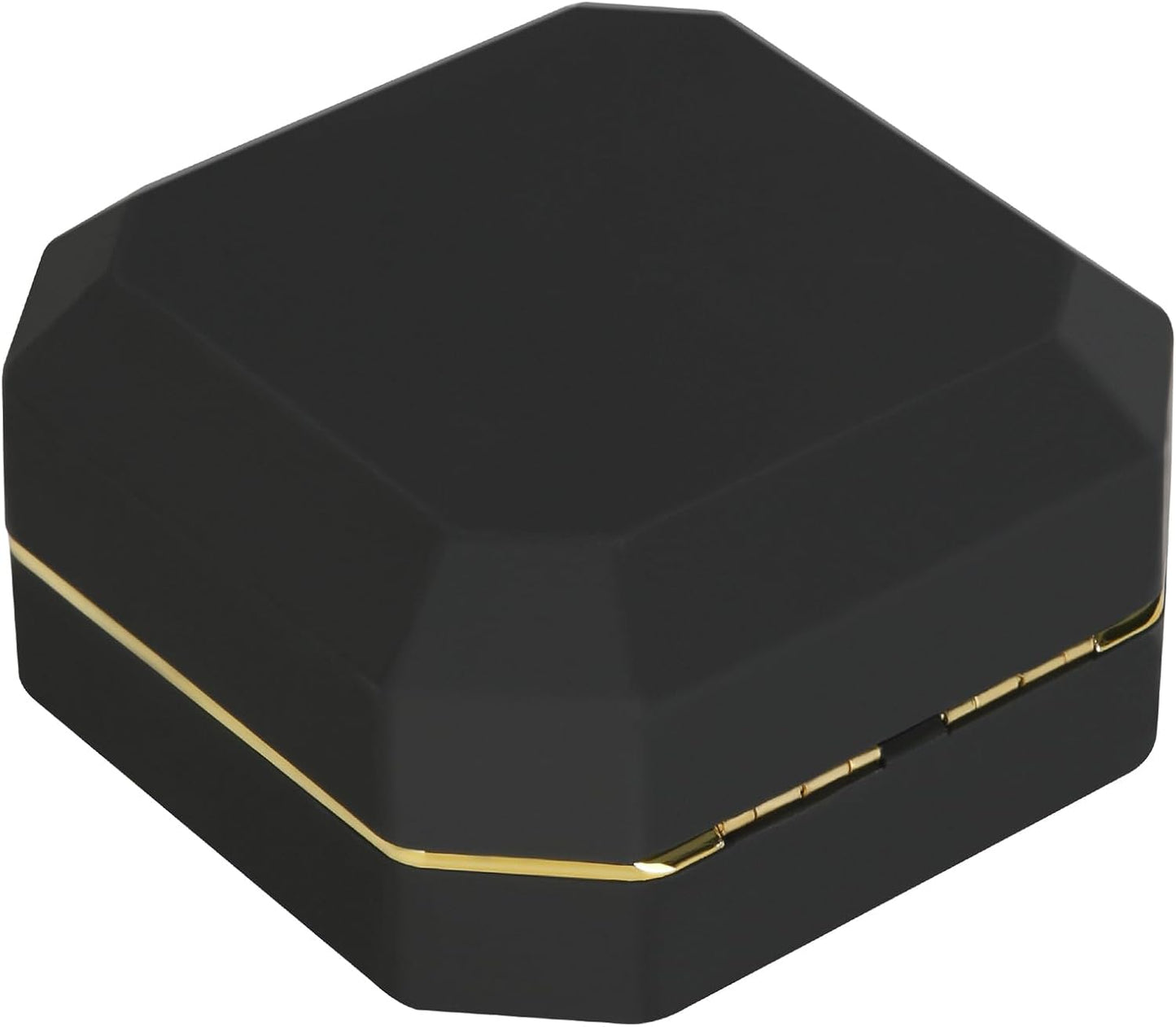 with LED Light, Small Jewelry Box for Wedding, Engagement, Proposal, Birthday and Anniversary