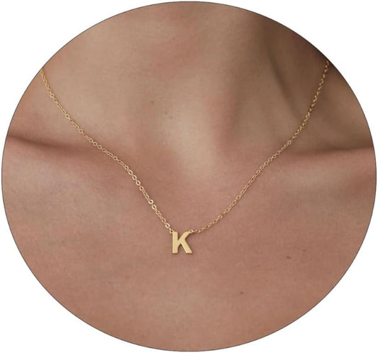 Delicate Heart Pendant Necklace, 14K Gold Plated Dainty Chain, Gift for Women
