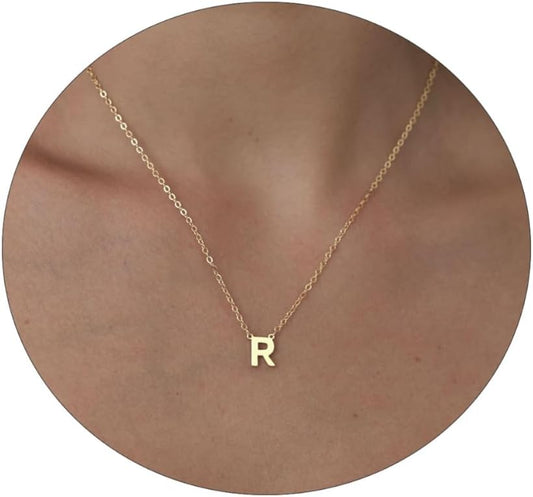 Delicate Heart Pendant Necklace, 14K Gold Plated Dainty Chain, Gift for Women
