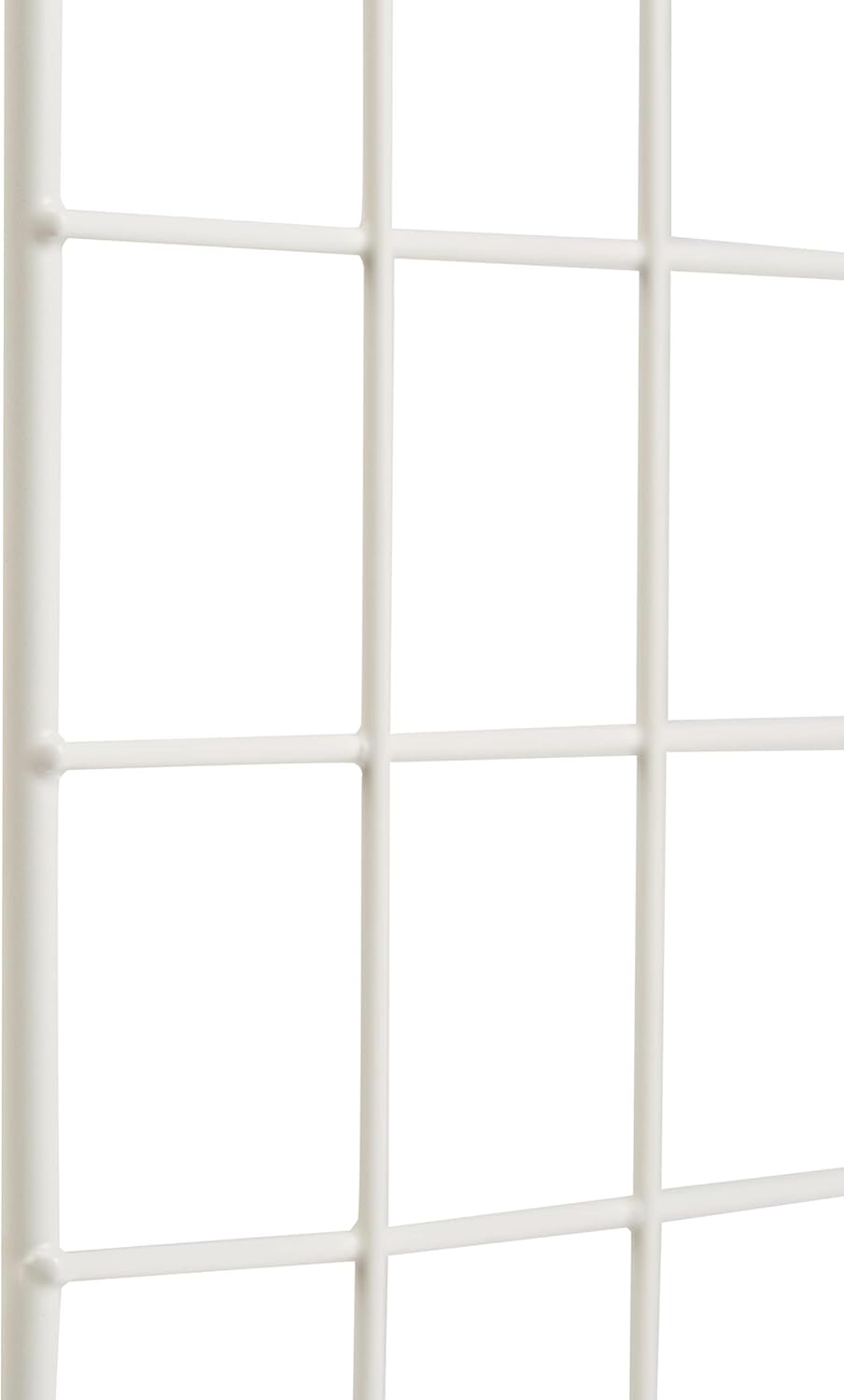 6 Cube Wire Grid Stackable Storage Shelves, 12.6 x 26 x 38 inches, White