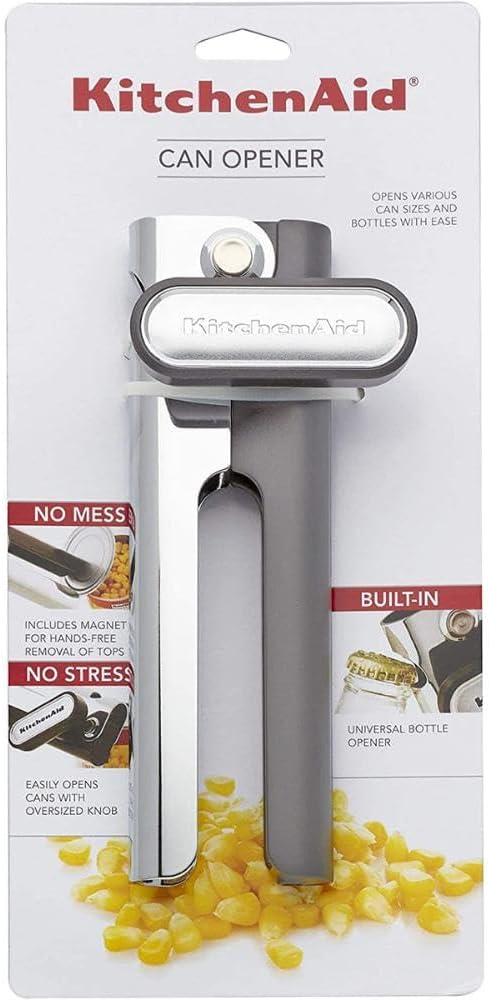 No Mess Multi Function Can Opener, One size, Gray