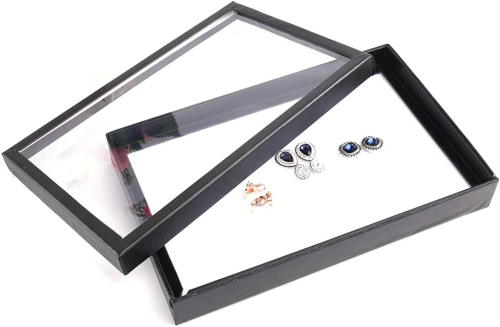 Jewelry Rings Display Tray Velvet 100 Slot Case Box Jewelry Storage Box