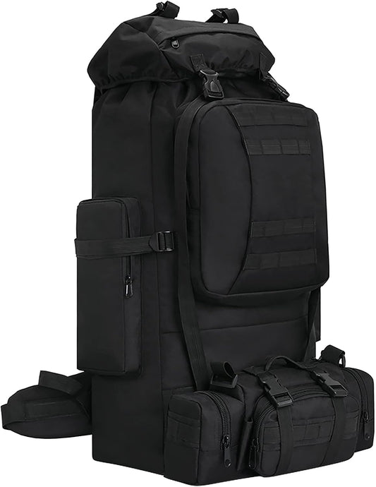 100L Camping Hiking Backpack,Molle military Tactical rucksack backpack,Waterproof Lightweight